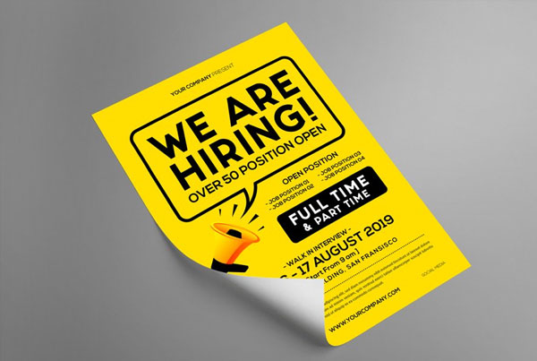 30 Recruiting Flyer Templates In Psd Word Ai Indesign Formats
