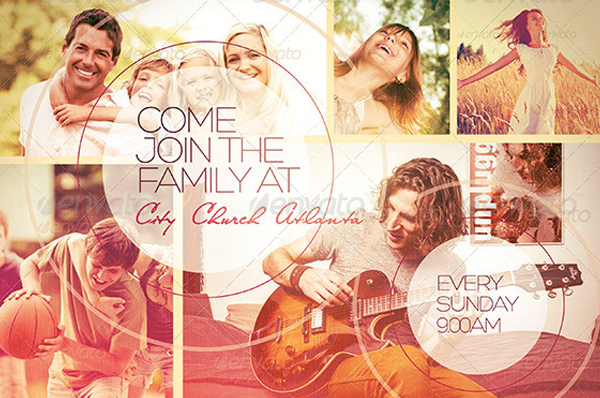 Join the Family Church Flyer Invite Template