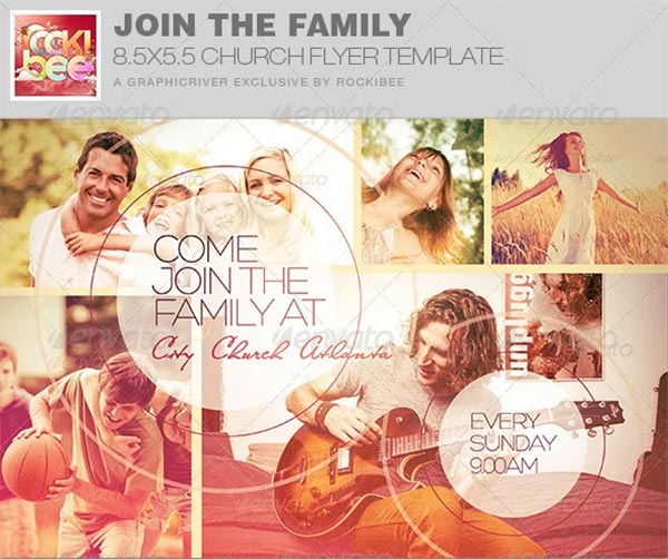 Join the Family Church Flyer Template