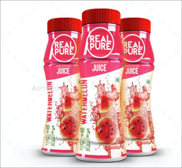 Juice Label PSD Templates