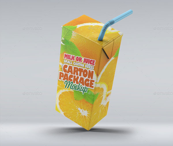 Juice Package Box Mock-Up