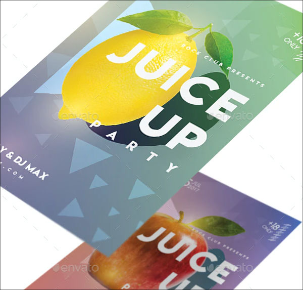 Juice Up Party Flyer