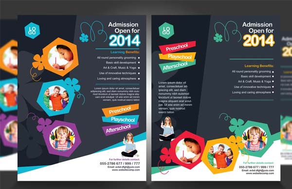 Junior Preschool Promotion Flyers