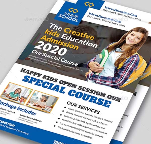Junior School Education Flyer