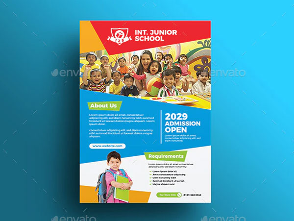 Junior School Flyer Design