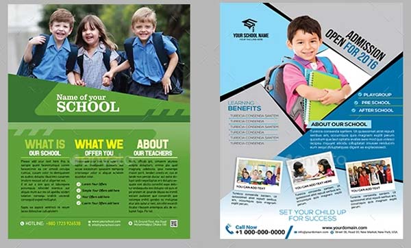 Junior School Flyer PSD Bundle