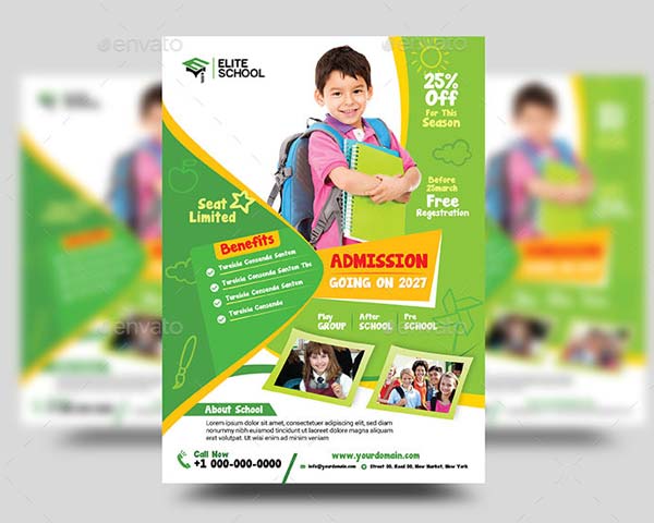 Junior School Flyer Template