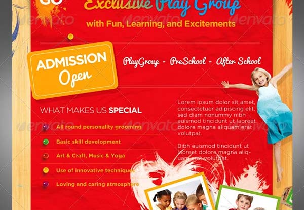 Junior School Promotion Flyer Template