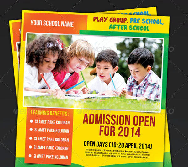 Junior School Simple Flyer