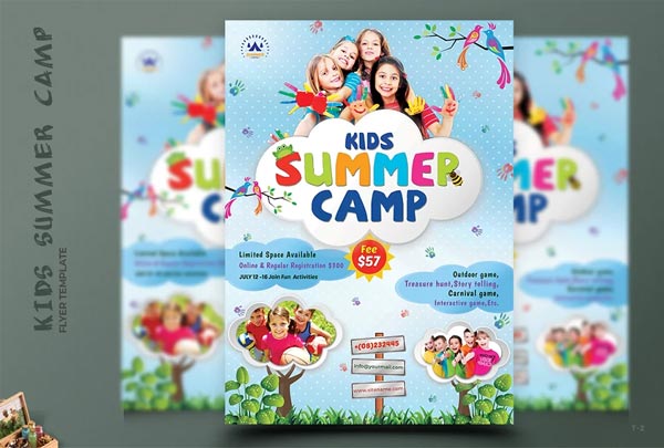 Junior School Summer Camp Flyers
