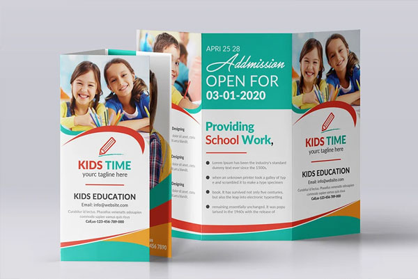 Kid's Junior School Trifold & Brochure