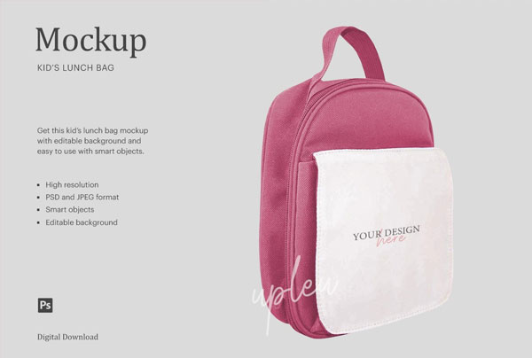 Download 21+ Lunch Bag Mockups | PSD Free & Premium Mockup Templates