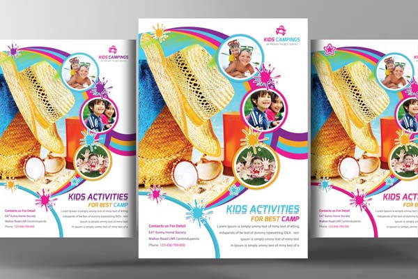 Kids Activities Camp Flyer Template