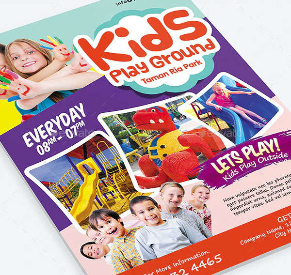 Kids Activities Flyer - Kids Play Ground