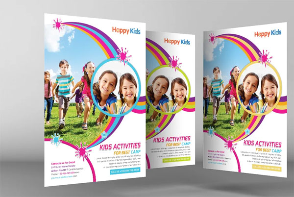Kids Activities Flyer Design Template