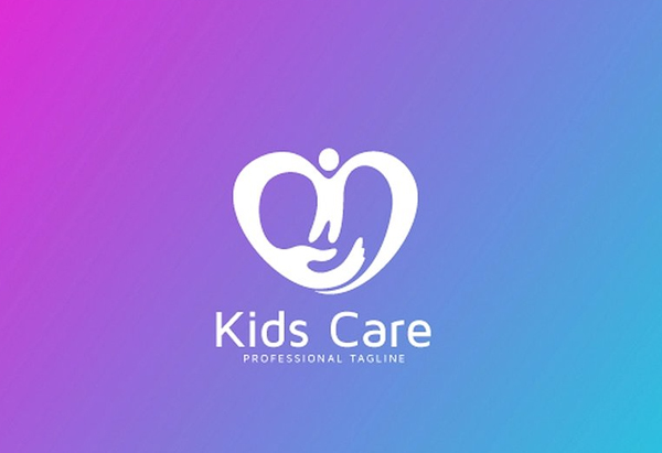 Kids Care Logo Template