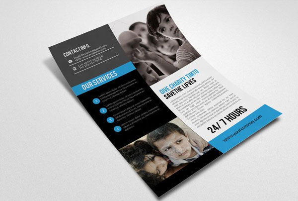 Kids Charity & Donation Flyer