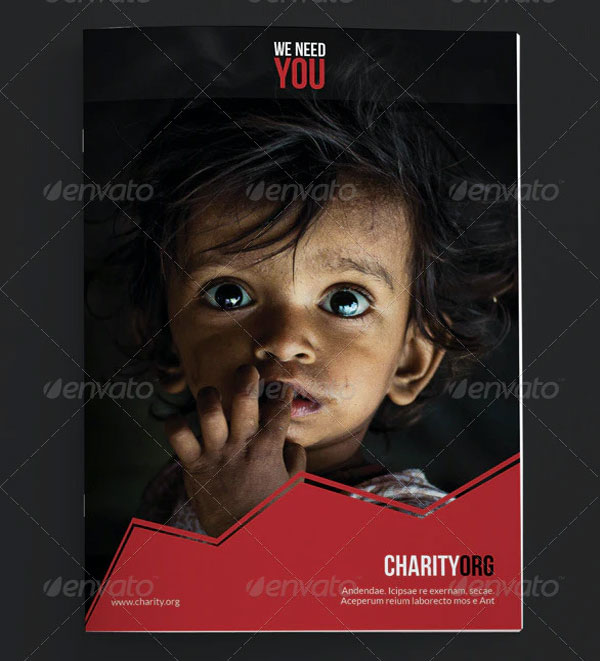 Kids Charity A4 Brochure - InDesign Template
