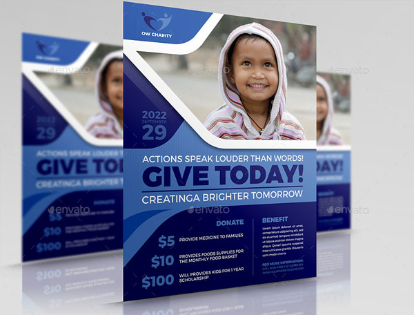 Kids Charity Flyer Design