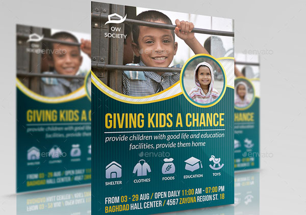 Kids Charity Flyer Templates