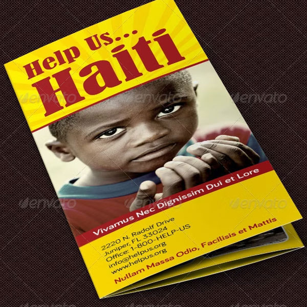 Kids Charity Organization Brochure Template