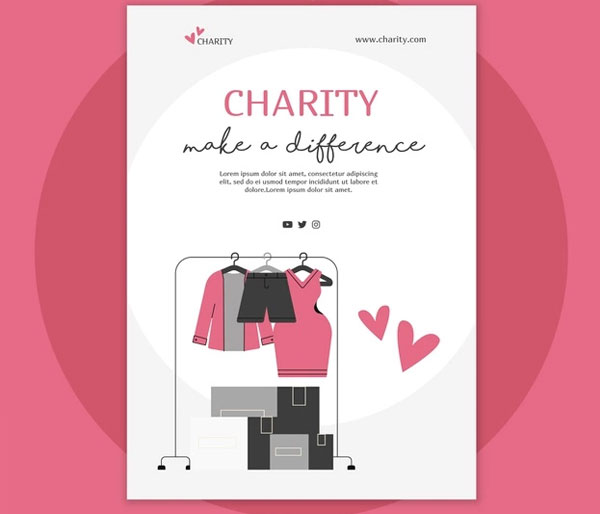 Kids Charity Social Activity Flyer