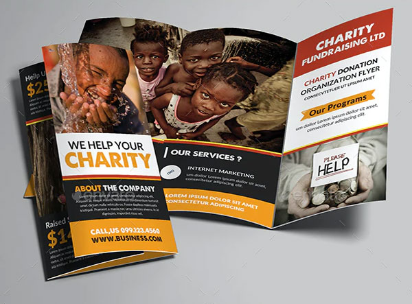 Kids Charity Trifold Brochure