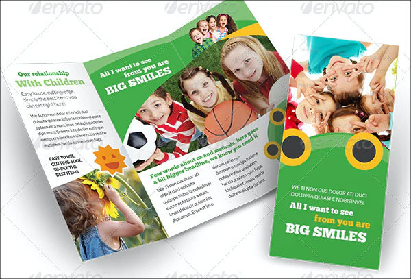 Kids Daycare Brochure Template