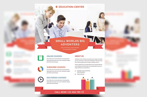 Kids Education Or School Flyer Design