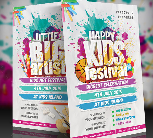 Kids Festival Flyer Design