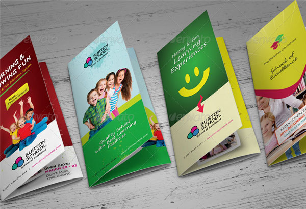 Kids Junior School Trifold & Bifold Brochures
