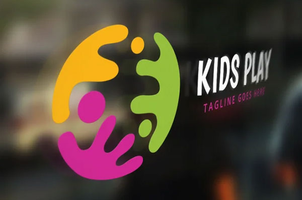 Kids Play Logo Template