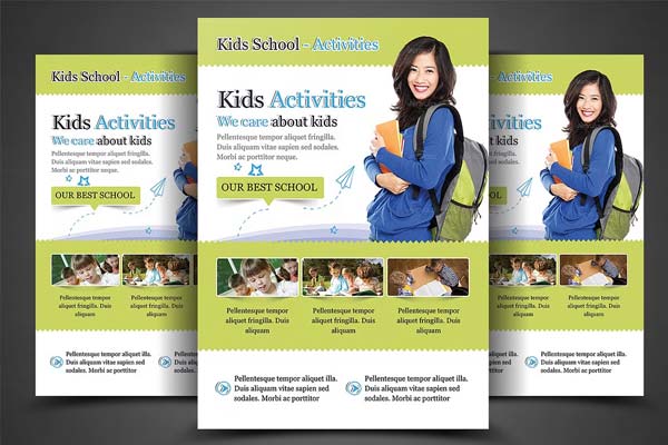 Kids School Activities Flyer Template