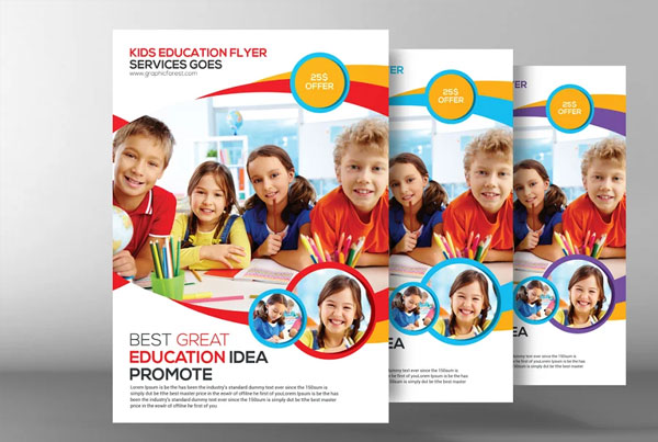 Kids School Education Activities Service Flyer