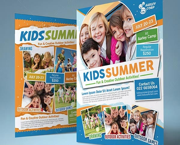 Kids Summer Camp Flyer Templates
