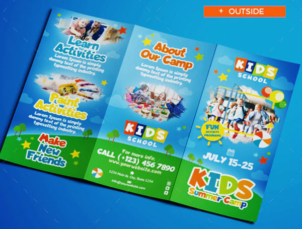 Kids Trifold Brochure