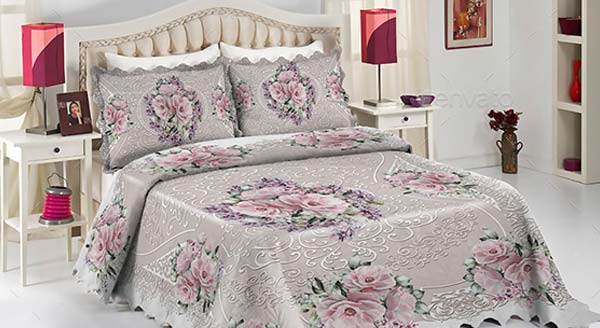 King Bedding Mockup Set