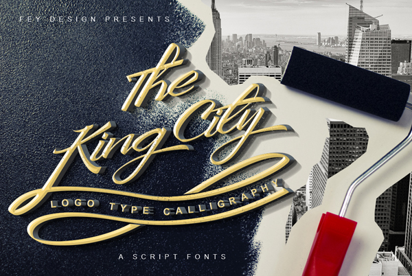 King City Logo Font