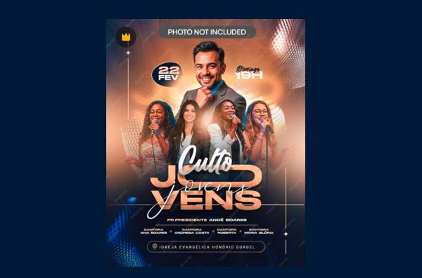 Ladies Event Night Flyer Free PSD