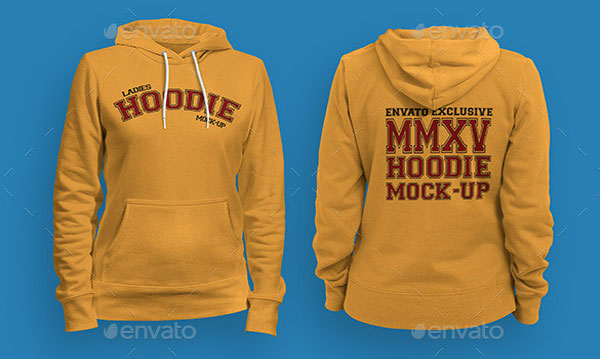 Ladies Hoodie Mockup