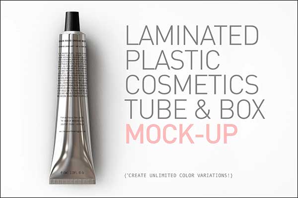 Laminated Cosmetics Tube Mock-Up