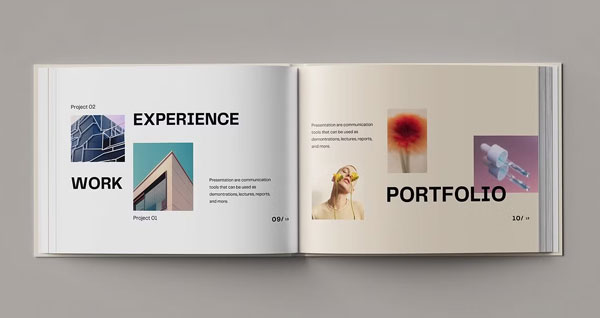 Landscape Book Mockup