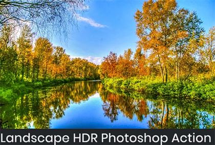 Landscape HDR Photoshop Action