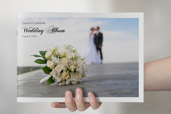 Landscape Wedding Album Template