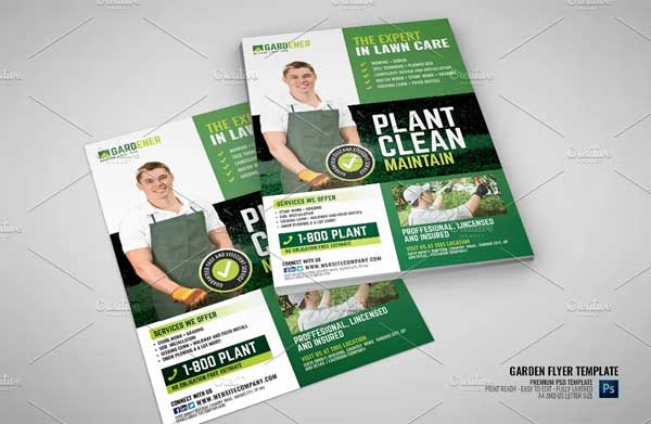 Landscaping and Garden Services Flyer