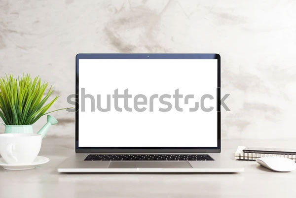 Laptop White Screen Mockups
