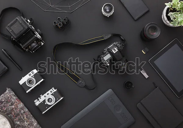 Laptop with Camera Mockup