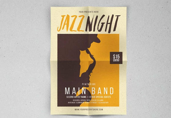 Late Jazz Night Flyer