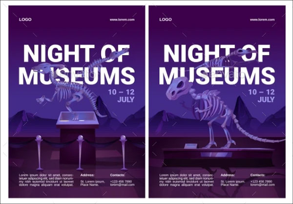 Late Night of Museums Flyers