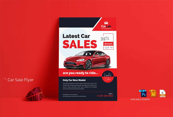 Latest Car Sale Marketing Flyer